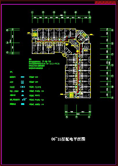 某18层酒店电气cad设计施工方案图纸-图二