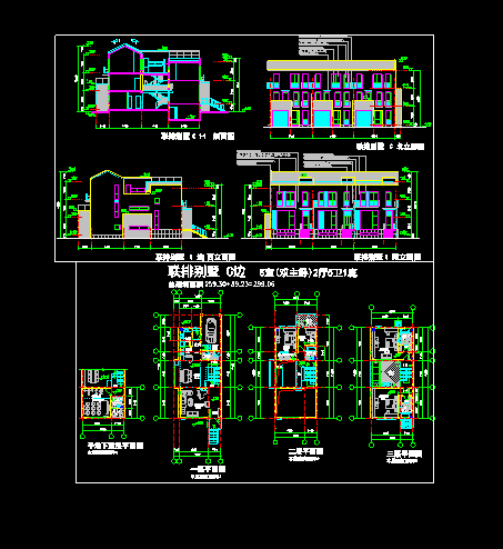 德式小别墅方案施工设计CAD建筑图纸-图一