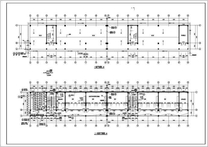 【湖南】某中学教学楼的建筑设计方案图_图1