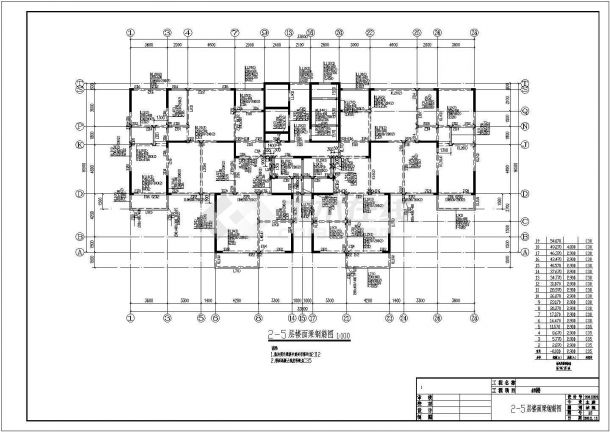 【湖北】19层剪力墙结构商住楼结构施工图-图二