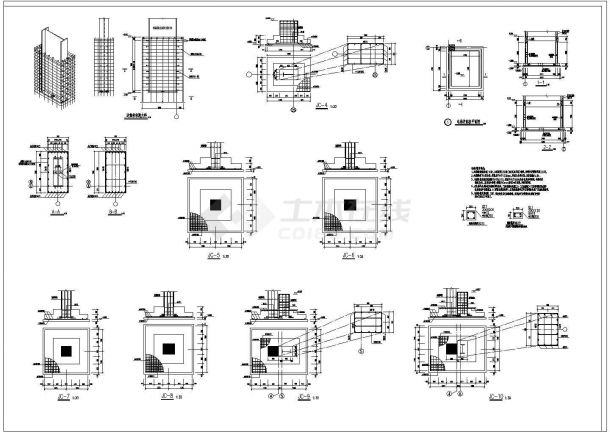 某地22米高钢结构库房结构设计施工图-图二