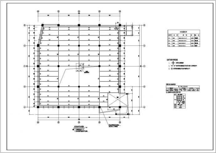 某办公楼增加钢结构夹层设计施工图纸_图1