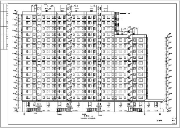 【山西】十六层剪力墙结构商业住宅楼建筑施工图-图二