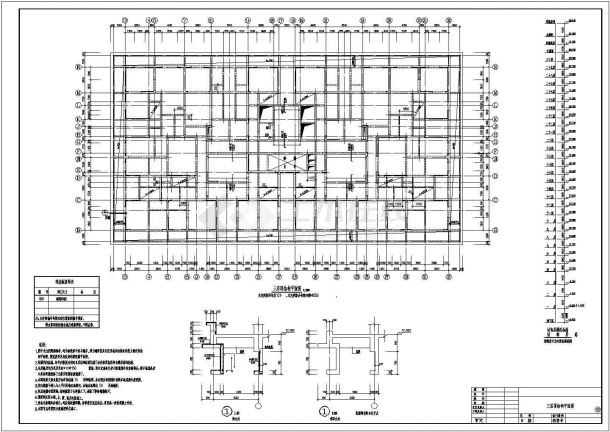 【西安】三十层钢筋混凝土剪力墙结构商住楼结构施工图-图二