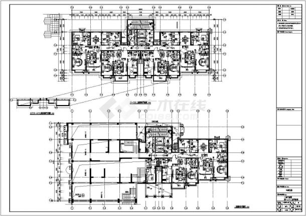 【河北】21万平综合住宅楼全套电气施工图纸（32层）-图一