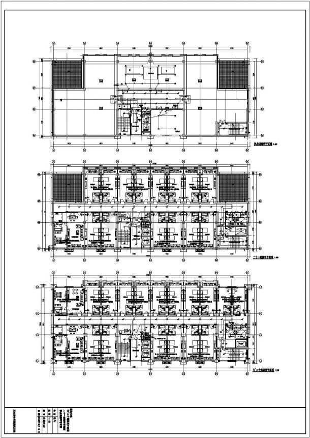 【内蒙古】最新综合商住楼全套电气施工图纸-图二