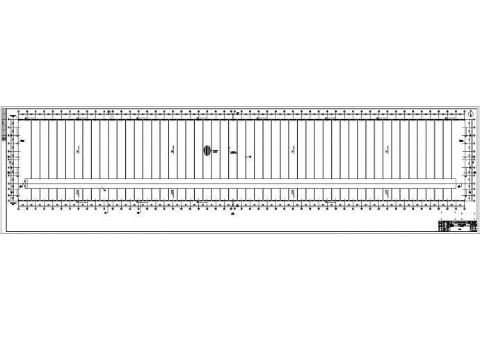 广西某76米跨单脊双坡车间建筑结构施工图_图1