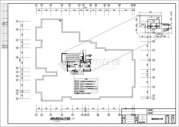 【重庆】知名高层大厦全套强弱电电气施工图纸-图一