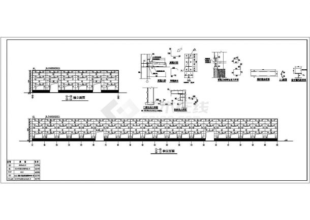 某地区钢结构厂房建筑及结构施工图-图二