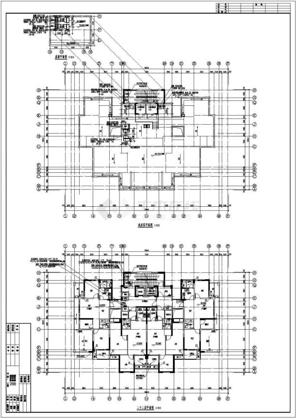 【安徽】28层商住楼通风防排烟系统设计施工图-图二