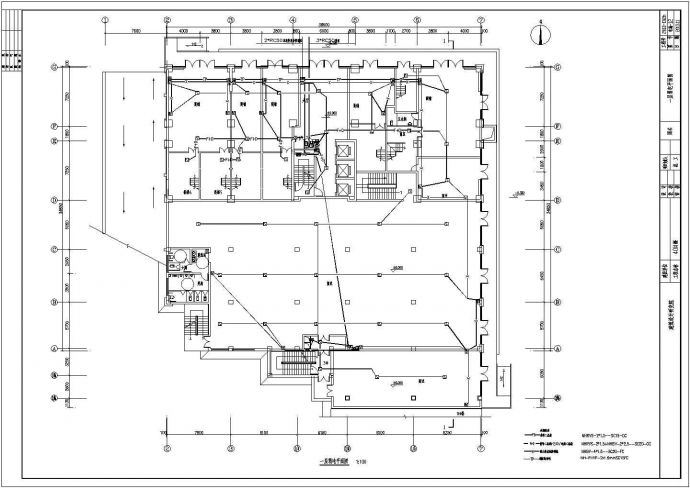 【河北】综合商住楼强弱电系统施工图纸（办公商业）_图1