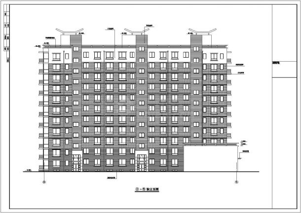 某十一层框剪结构商业住宅楼建筑施工图（某知名设计院设计）-图二