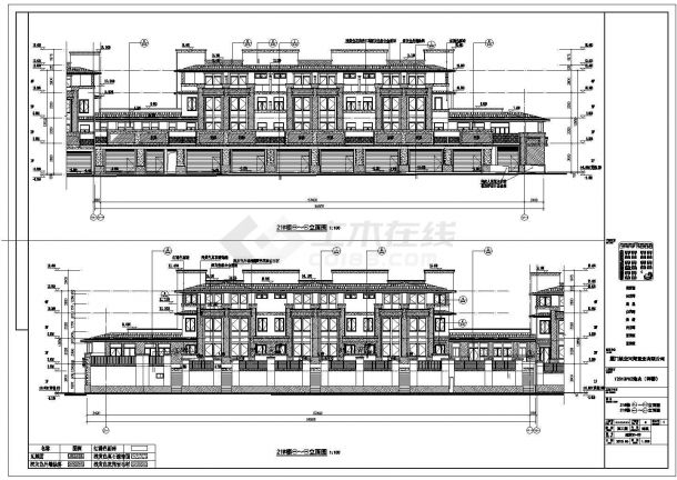 厦门某框架结构住宅小区建筑施工图-图一