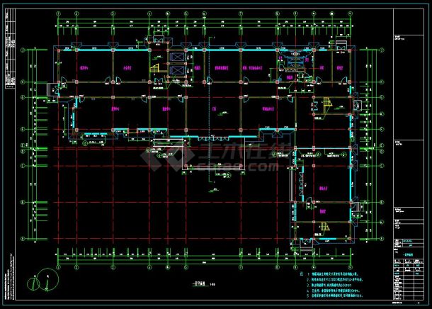 [安徽]3层医疗中心建筑设计施工图(含设计说明）-图二