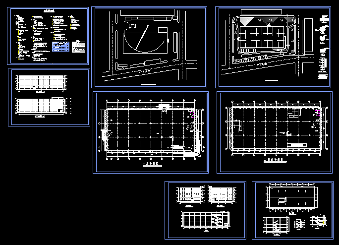 某市大型超市建筑CAD平面设计施工图纸_图1