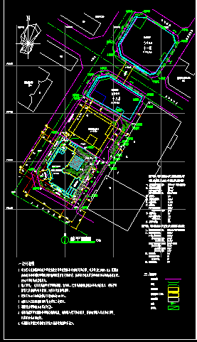某商务广场规划建筑CAD设计施工平面图纸-图二
