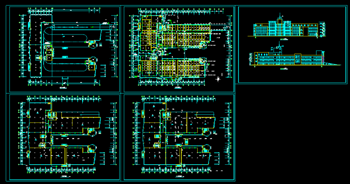 某市商业广场设计建筑CAD施工图纸_图1