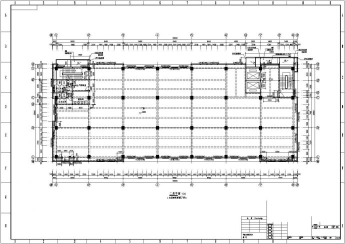 【南京】四层框架结构产业基地厂房结构施工图_图1