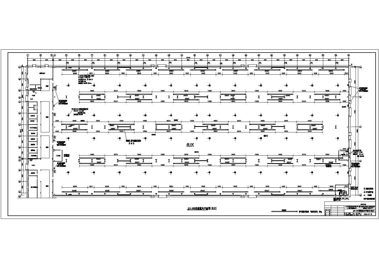 【西安】单层机械公司厂房暖通设计施工图