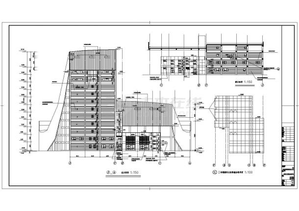 北京乔波11层框剪结构滑雪馆及其配套建筑专业施工图-图一