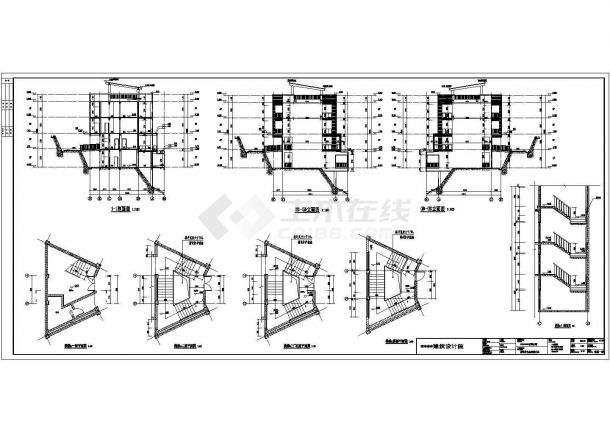 某地4层框架结构公寓楼建筑专业施工图-图二