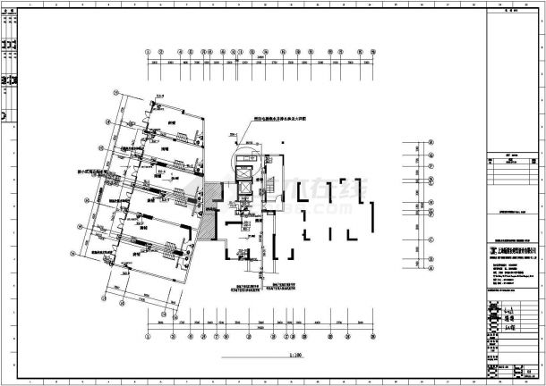 某地三十一层高档住宅小区建筑给排水设计施工图-图二