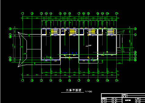 仿古建筑CAD平立剖面设计施工详图-图二