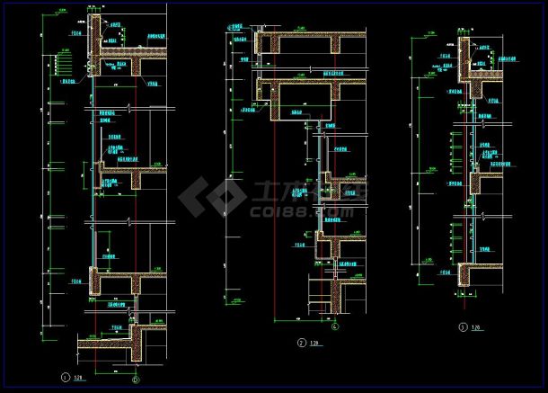 室内装修CAD平面设计节点详细大样图-图二