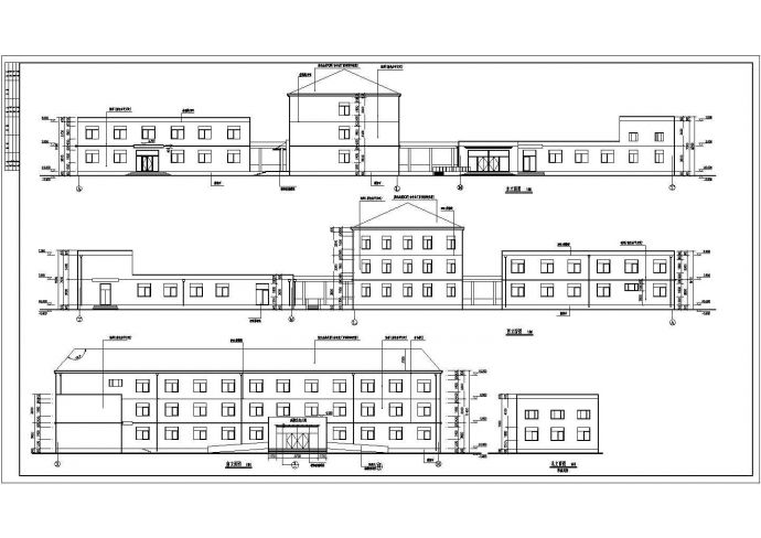 某地疗养院、敬老院全套建筑设计施工图_图1