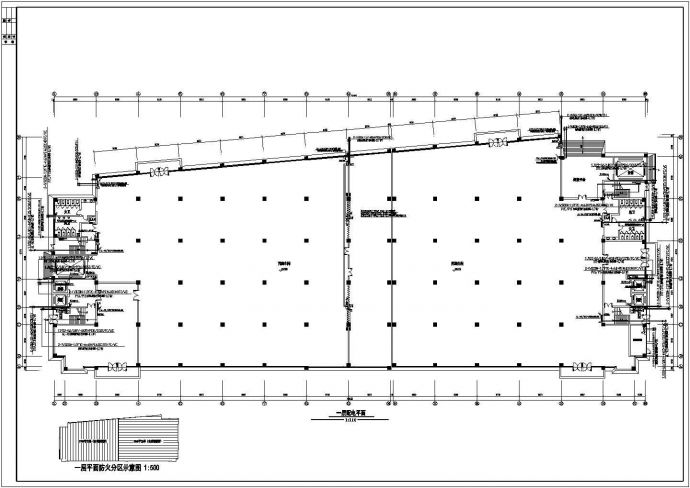 八层框架结构丙类厂房强电施工图纸_图1