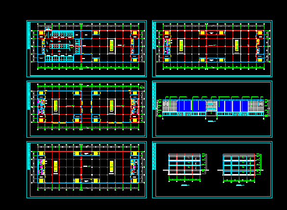 大型豪华商场建筑设计方案全套CAD图_图1