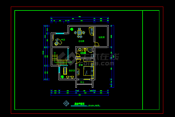 郑州新区住宅楼建筑施工CAD设计方案图纸-图二