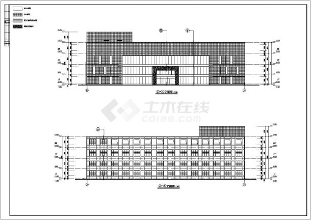 【惠州】某二层厂房生产车间建筑施工图-图二