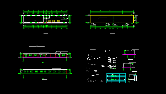 大型食堂建施设计方案全套CAD详图_图1