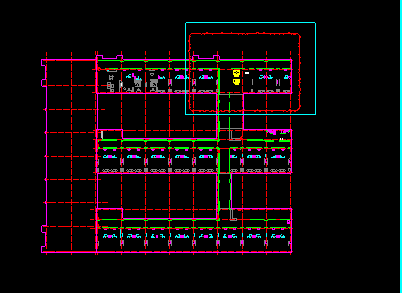 某地三层敬老院建筑施工CAD扩初图-图二