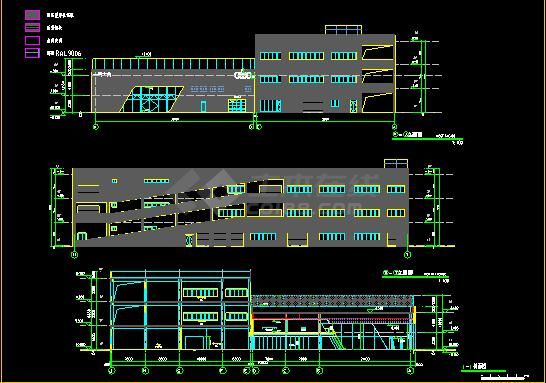 城市规划-总体规划-汽车城CAD,4S店CAD设计图-图二