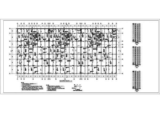 陕西某23层住宅框剪结构设计施工图-图二