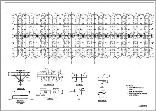 某12m跨门式钢架厂房设计施工图-图二
