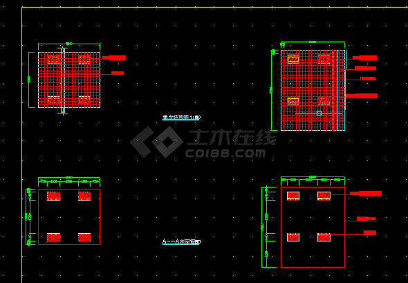 东莞南城步行街门楼设计CAD全套详图-图二