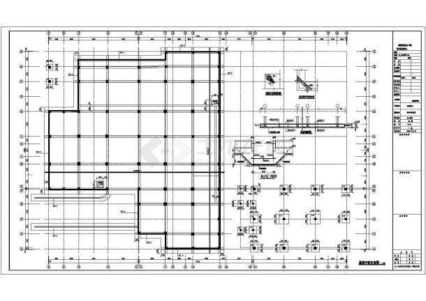 【四川】六层框架结构精神病医院住院楼结构施工图-图一