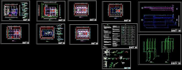 某地高层酒店给排水cad设计全套图(含设计说明）-图一