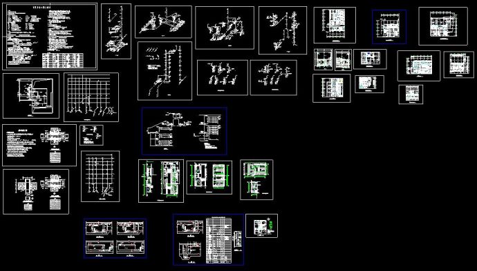 某地大型图书馆给排水cad设计全套图(含设计说明）_图1