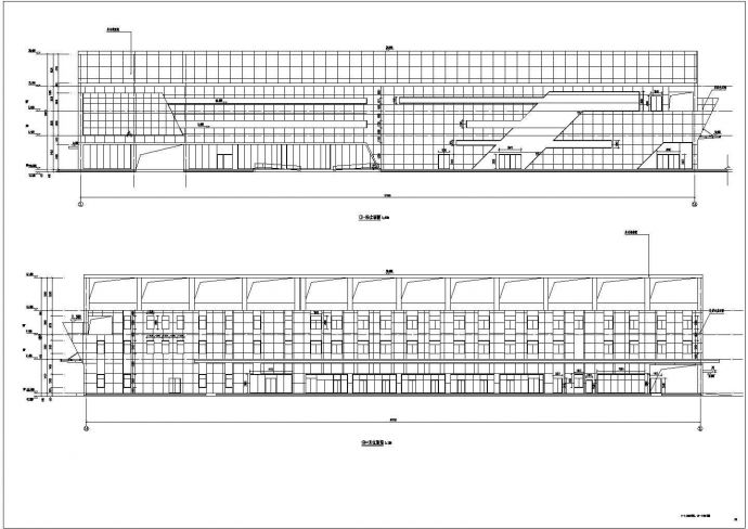 某地4层一层大洞口客运站建筑设计施工图_图1