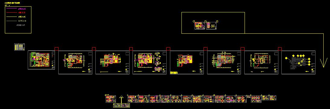 某住宅区别墅建筑地下室装修CAD设计施工图