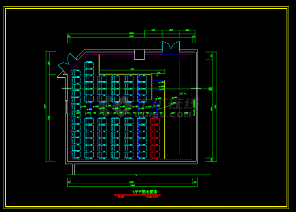 保利国际电影院全套CAD施工设计图-图二