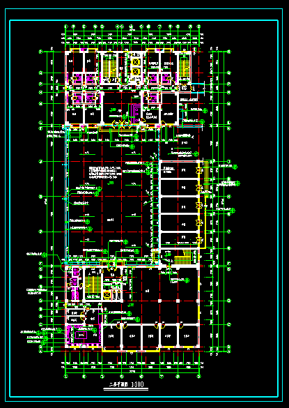 宾馆建筑施工设计全套CAD大样图-图二