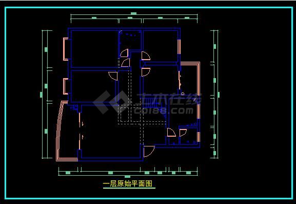 某复式奢华住宅室内装修设计施工图-图二