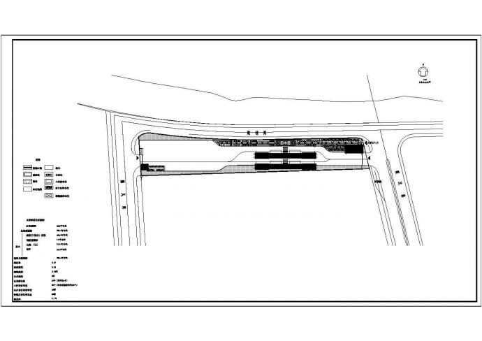 某城市公交枢纽站景观绿化设计（含设计说明）_图1