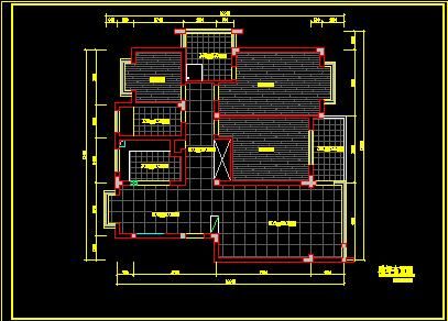 130平方现代别墅家装设计施工CAD图-图二