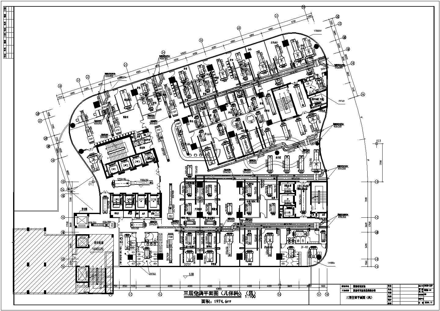 【湖南】医院住院综合楼空调设计施工图